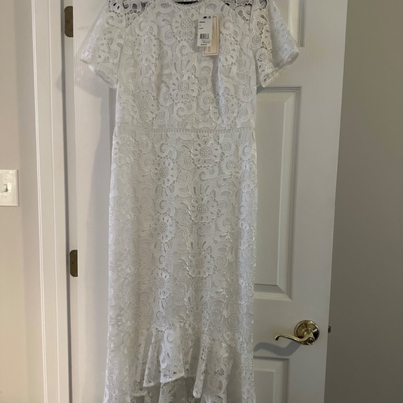 SHOSHANNA IVORY LACE DRESS SIZE 10 - Picture 5 of 5